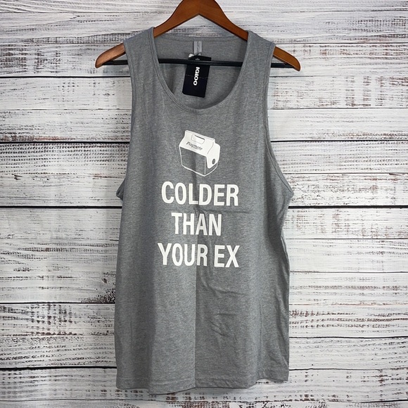 Men’s Gray Tank Top Size Large - Picture 1 of 7